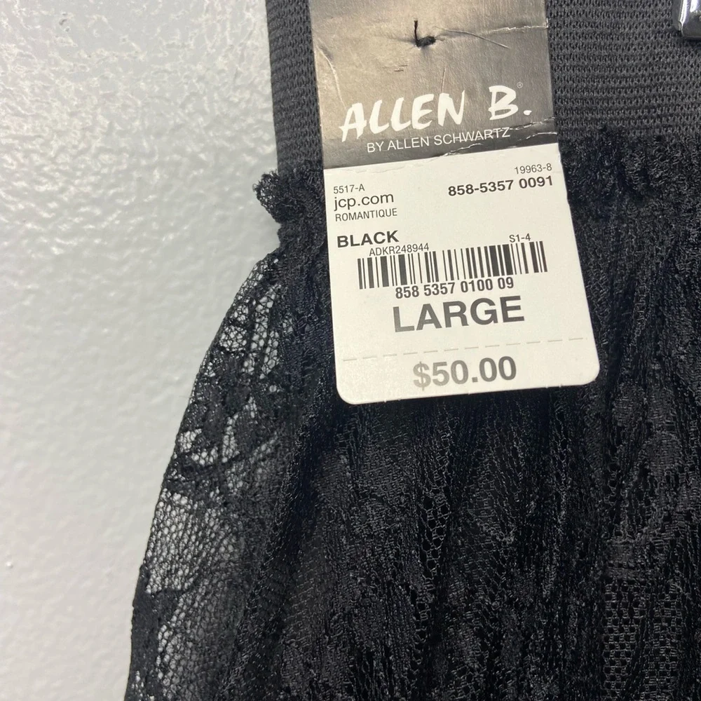 Allen B.‎ By Allen Schwartz Black Lace Midi Skirt